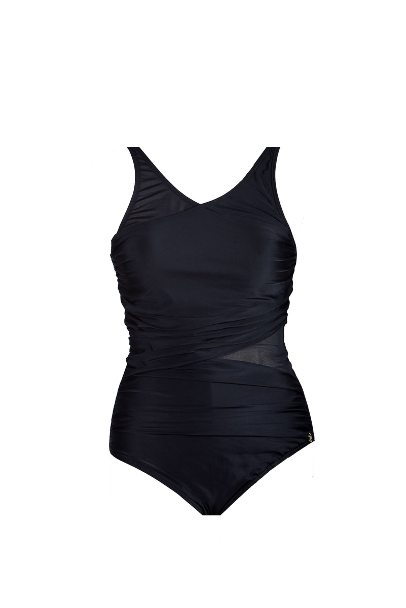 Marbella Black Mesh Swimsuit – Seaspray Swimwear